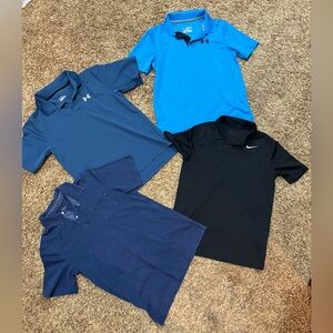 4 shirt set under armour, vintage vines, Nike